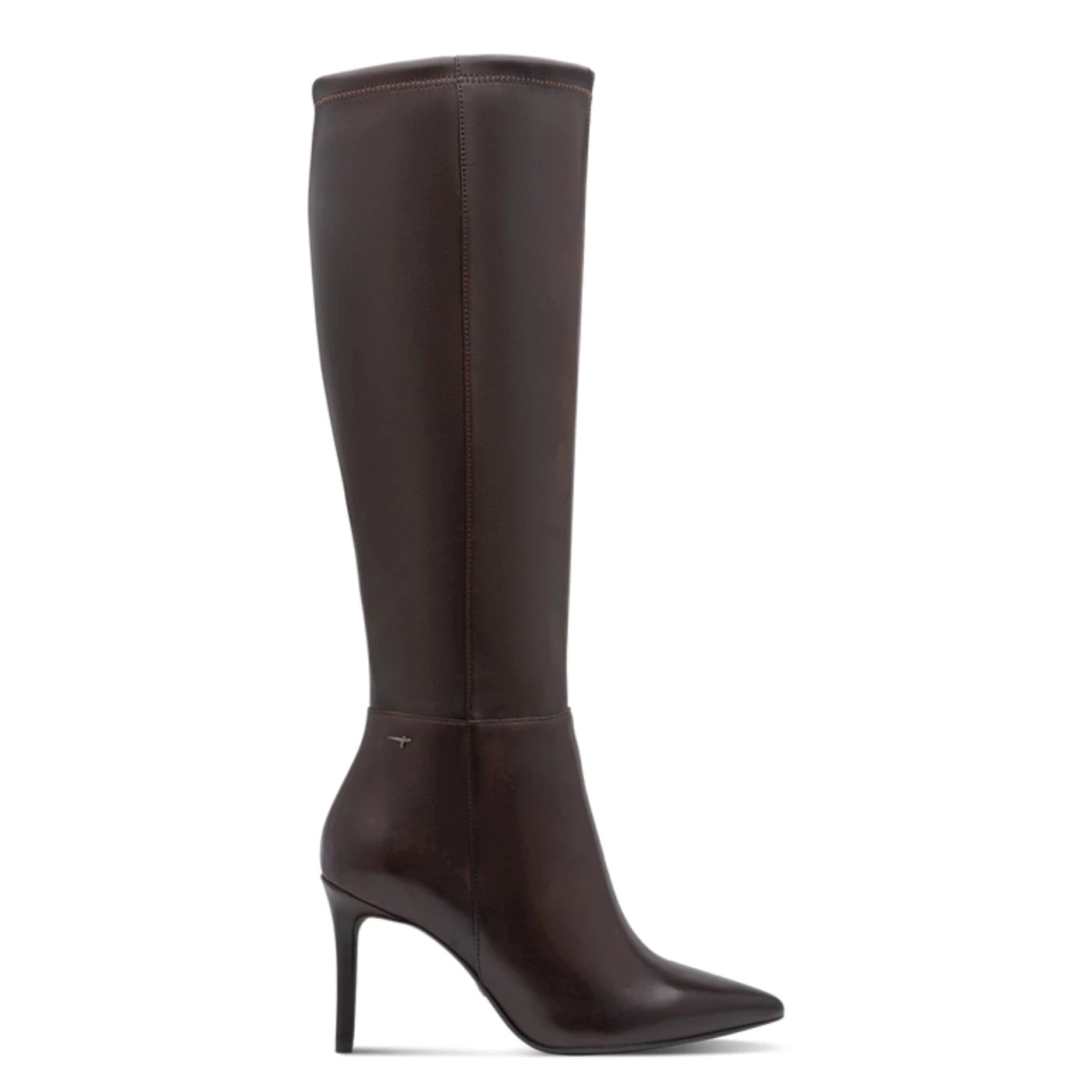 Tamaris 25556 stivale in pelle mogano tacco 9 cm