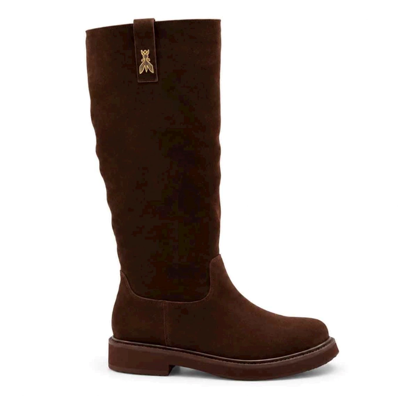 Patrizia Pepe PJ447 24 stivali in camoscio testa di moro tacco 3