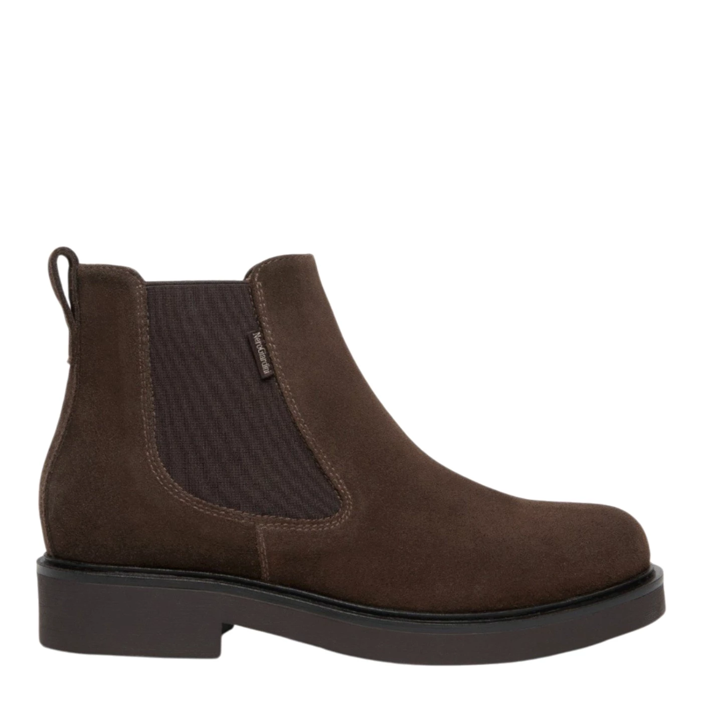 Nero giardini I617190D stivaletti chelsea boot in camoscio moro