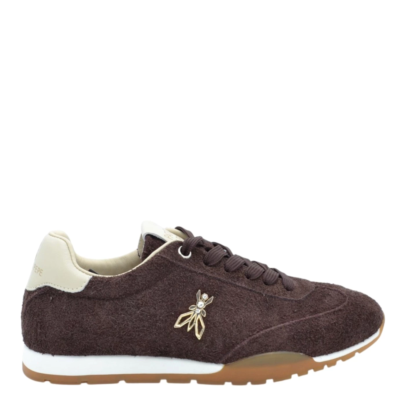Patrizia Pepe PPJ424 24 sneakers donna in camoscio testa di moro