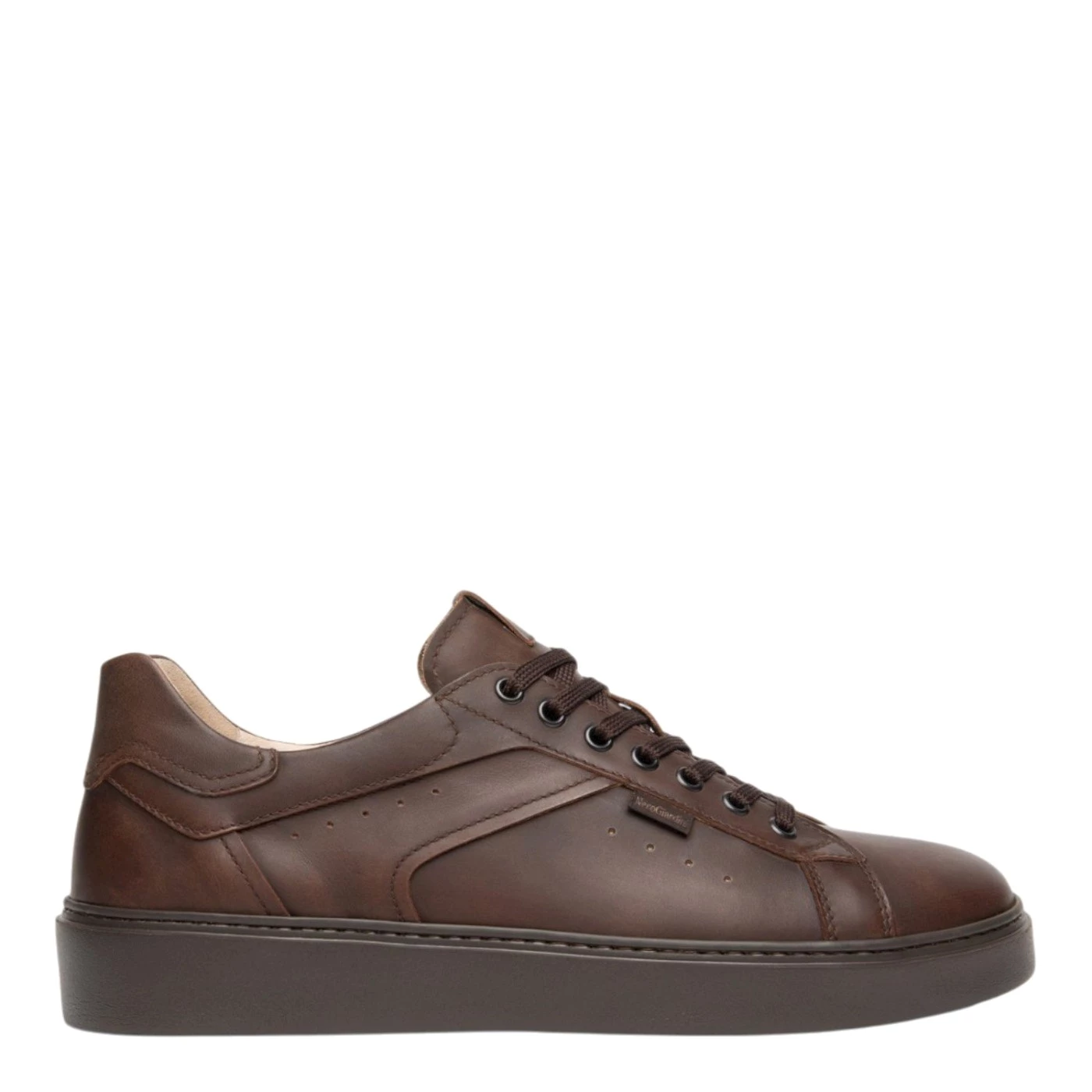 Nero Giardini I601371U sneakers in pelle delavato marrone
