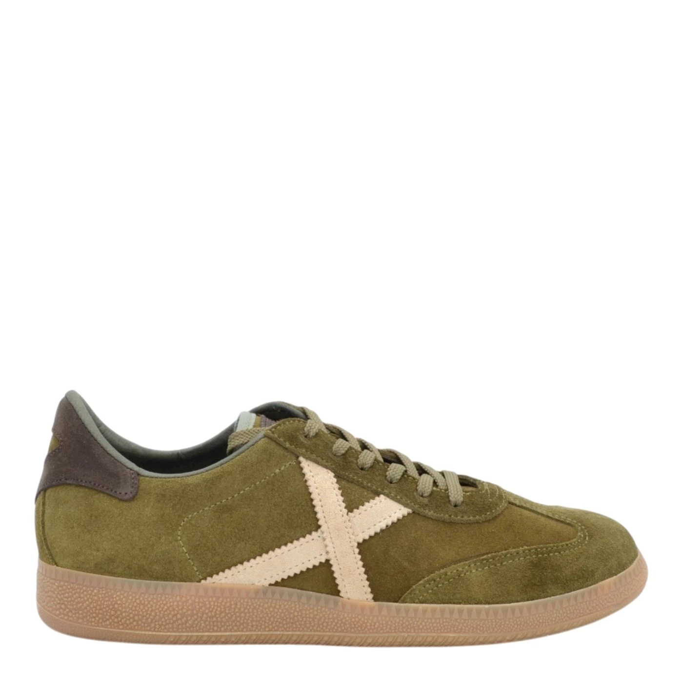 Munich Barru 250 Sneakers uomo in camoscio verde