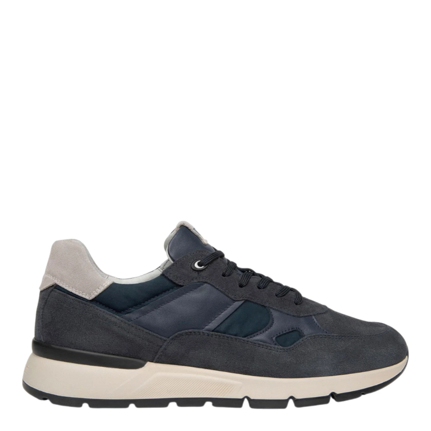 Nero giardini I601290U sneakers uomo in camoscio blu