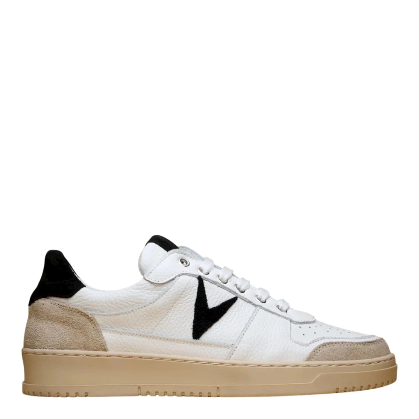 V2 SNKBICOLNE sneakers uomo in pelle bianco
