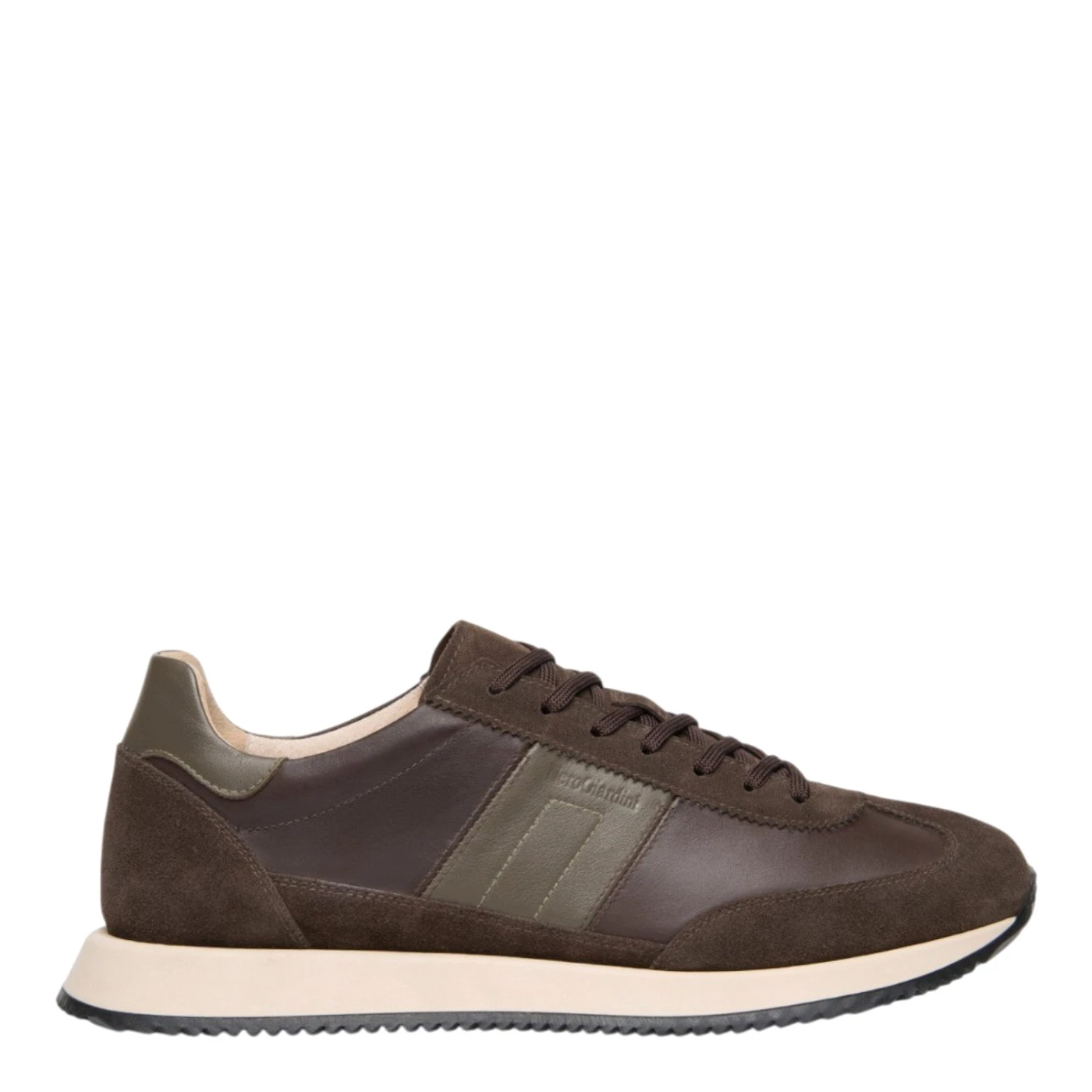 Nero Giardini I601321U sneaker uomo in pelle cioccolato