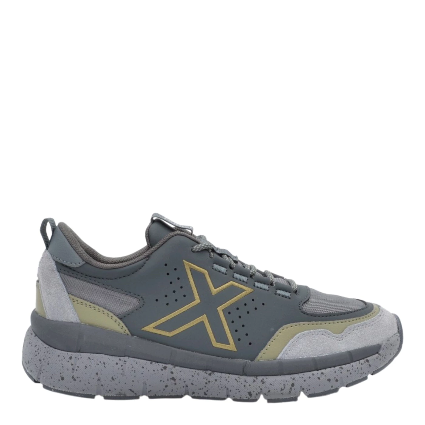 MUNICH Kava sneakers nero grigio e verde oliva