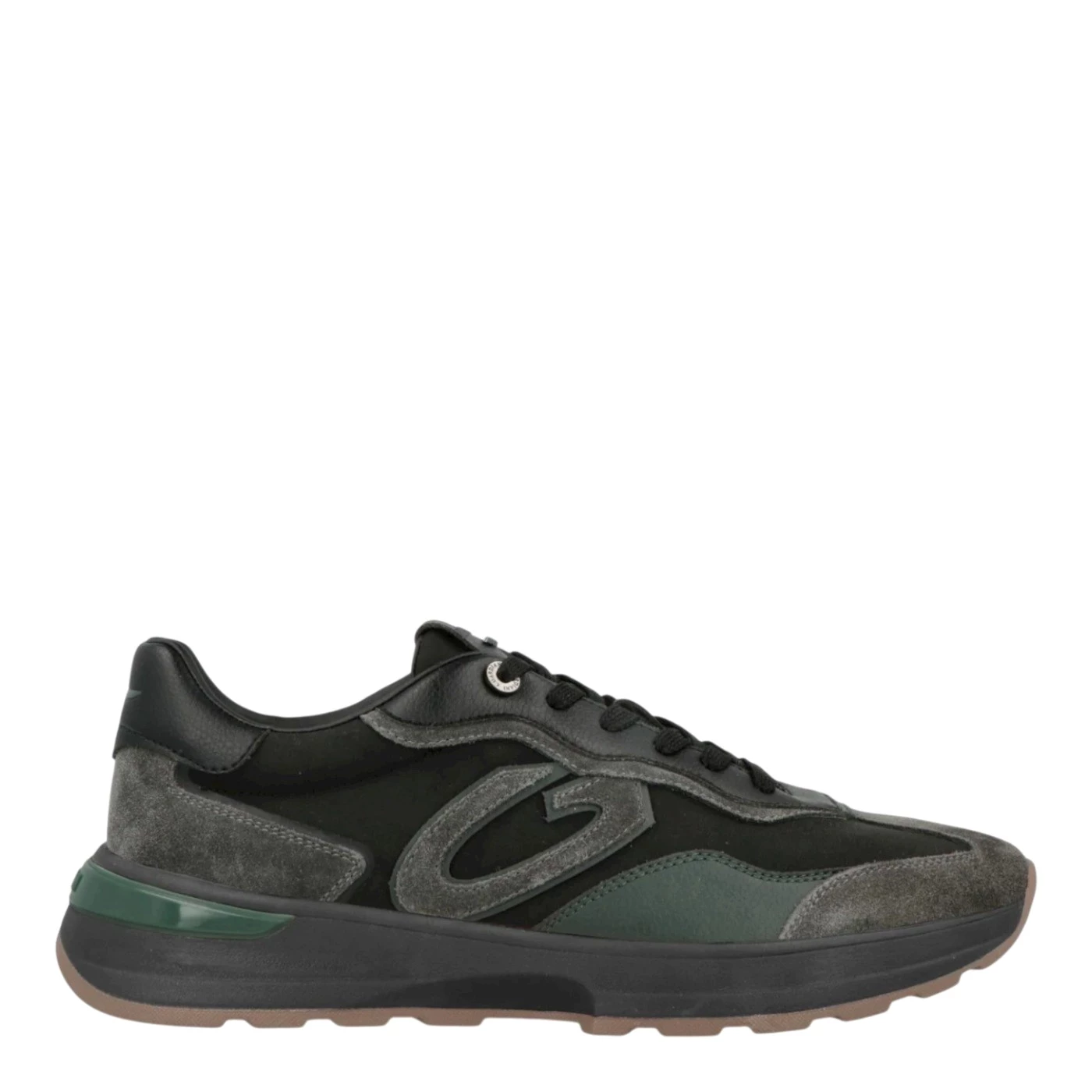 Guardiani GM62004A Levante sport sneakers uomo mesh e suede nero