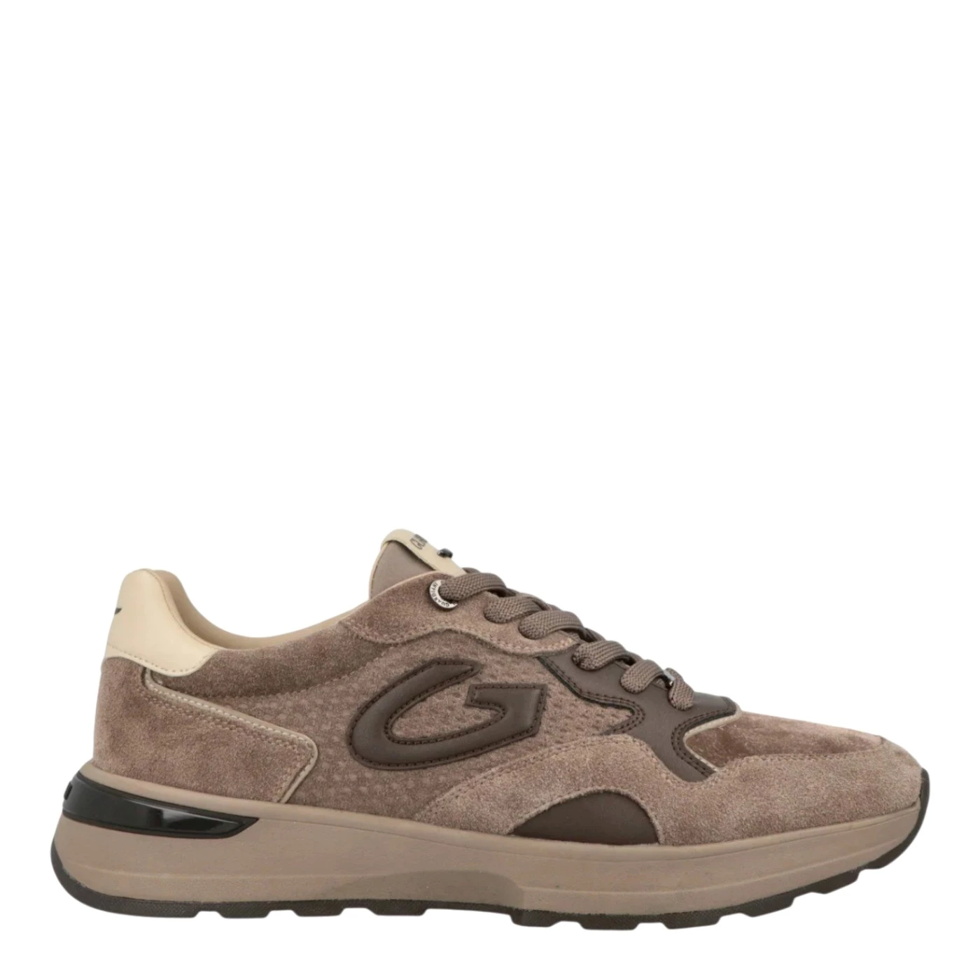 Guardiani GM62002A Levante suede sneakers uomo camoscio taupe