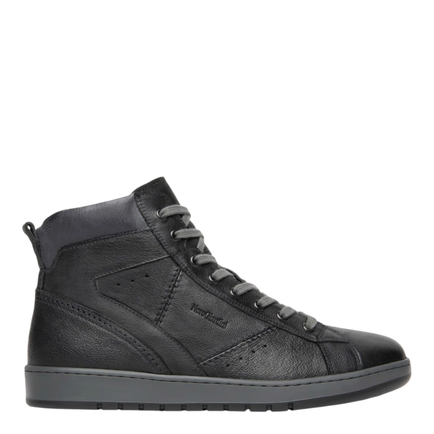 Nero giardini I601340U  sneakers polacchini in pelle osaka nero