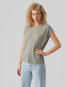 T-Shirt V-R  10284469 in Tencel