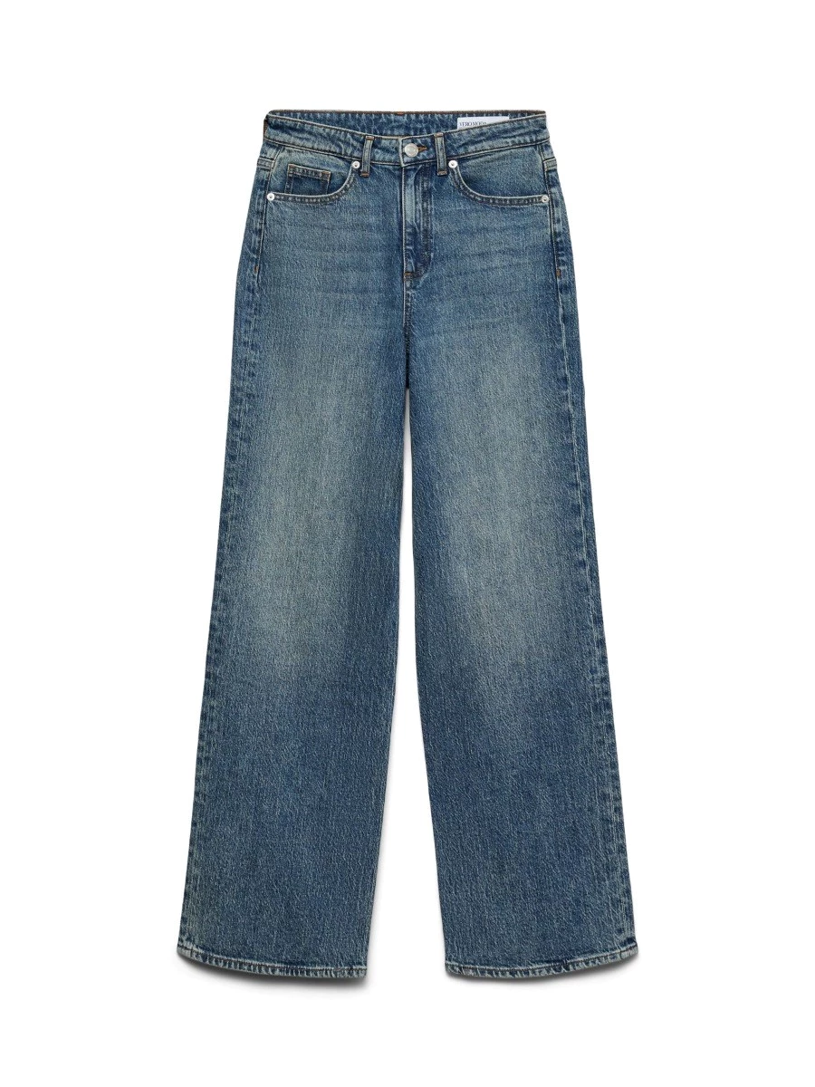 Pantaloni  V-R 10311179 VMTESSA HR WIDE JEANS RA339 GA