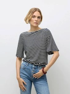T-Shirt V-R  10333034 in Tencel