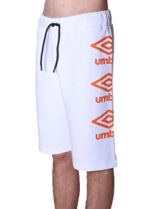 Pantalone Corto Umbro Uomo 19ETPU0197 100% Cotone Garzato