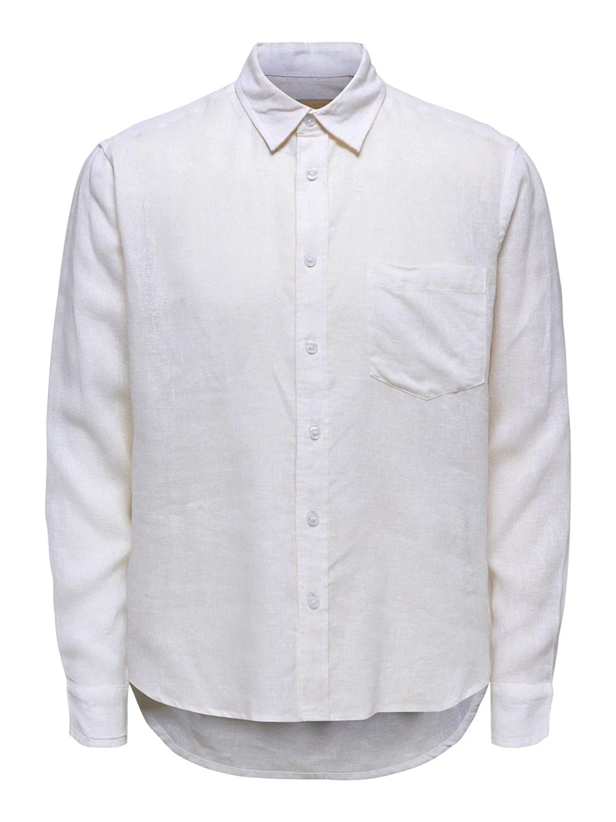 Camicia O&S 22036239 ONSLAURENCE LS LINEN 55% Linen, 45% Viscose