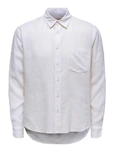 Camicia O&S 22036239 ONSLAURENCE LS LINEN 55% Linen, 45% Viscose
