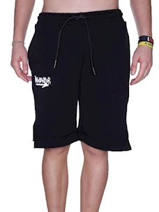 Pantalone Corto Disclaimer 22EDS51633-BLK in Felpa Garzata