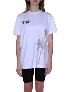 T-Shirt Disclaimer 22EDS51714-WHT 100% Cotone 