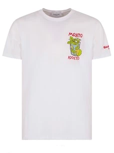 T-Shirt Superculture Clothing  A849 Puro Cotone RICAMATA