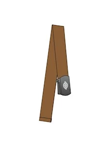 Cintura Dickies DK0A4X7EBD01 ORCUTT  WEBBING BELT BROWN DUC, One