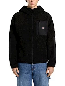 Giubbotto Dickies DK0A87NVBLK1 CENTRAL HIGH PILE HOODED BLACK