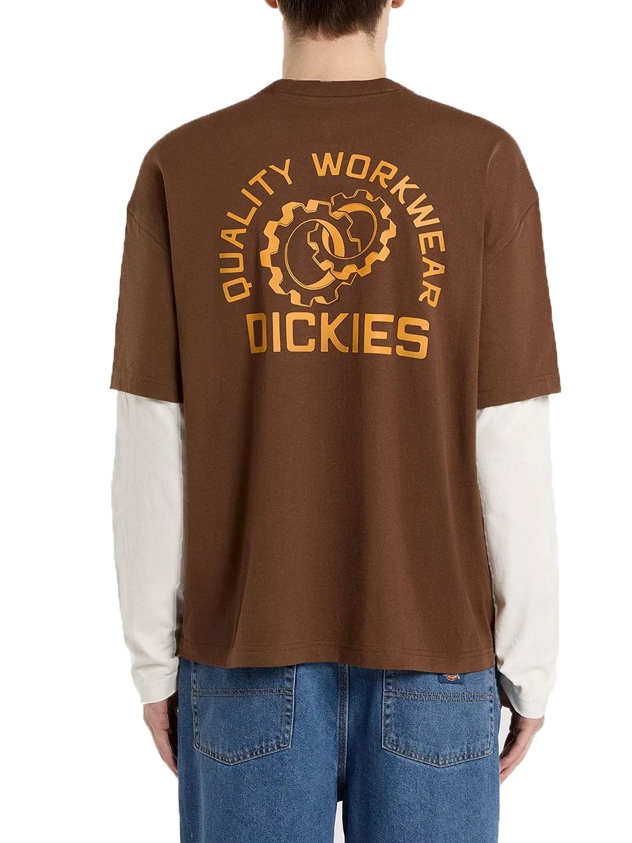 T-Shirt Dickies DK0A88JF0TB1 PAYSON 2FER TEE TIMBER BROWN
