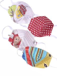 Mascherine Cotone Lavabili K2 per Bambini Tasca FiltroTnt (4PZ)