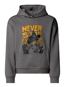 Felpa The North Face NF0A8EAM0UZ1 B SPORTS OVERSIZED HOODIE - GR