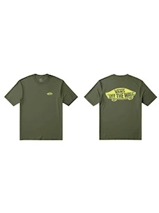 T-Shirt Vans VN000T30GRK1 Double Standard SS Tee Green Bal