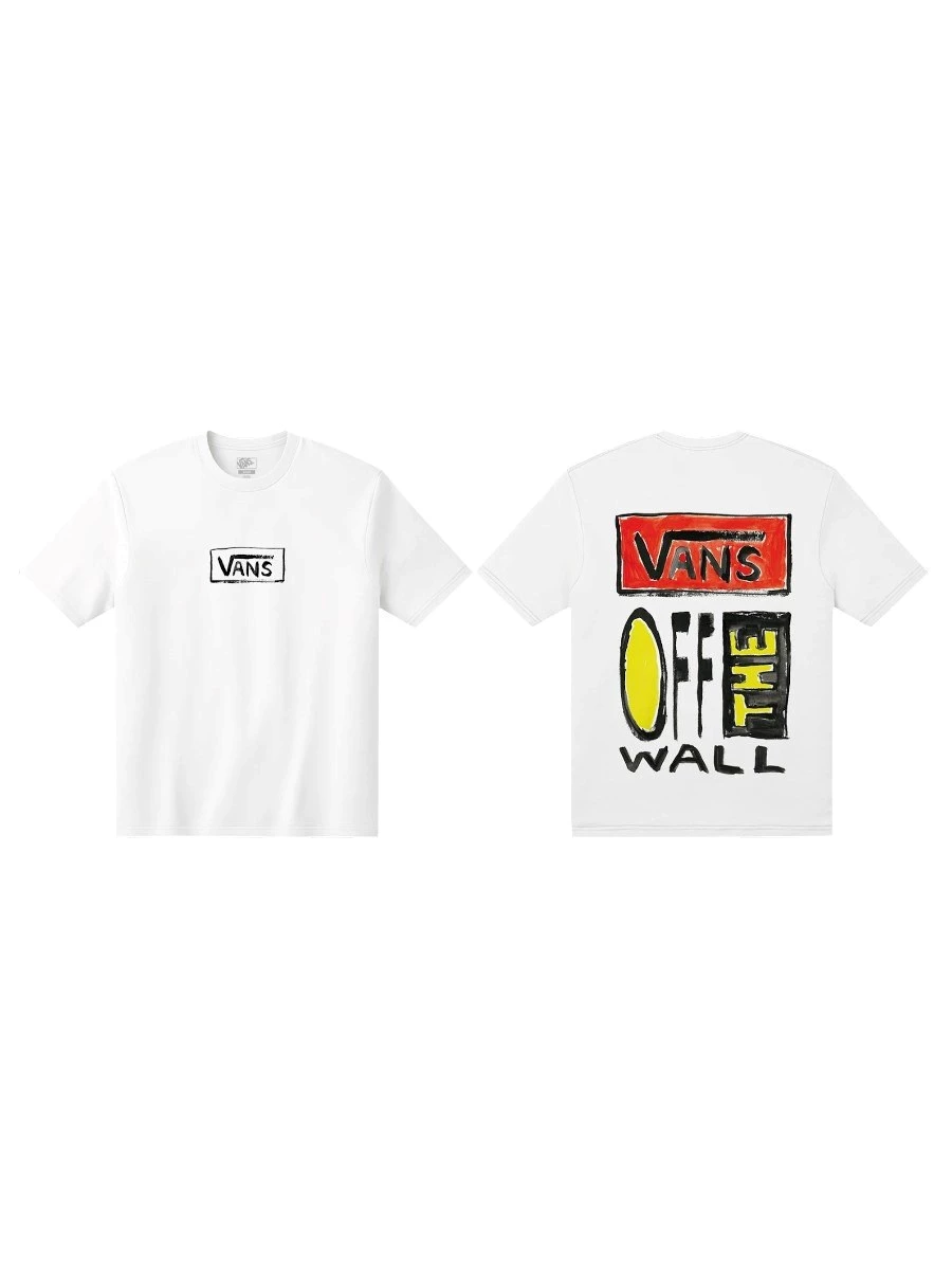 T-Shirt Vans VN000TC9WHT1 Vans On Canvas SS 