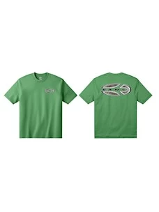 T-Shirt Vans VN000TCPFLX1 Camo Oval SS Vivid Verdant