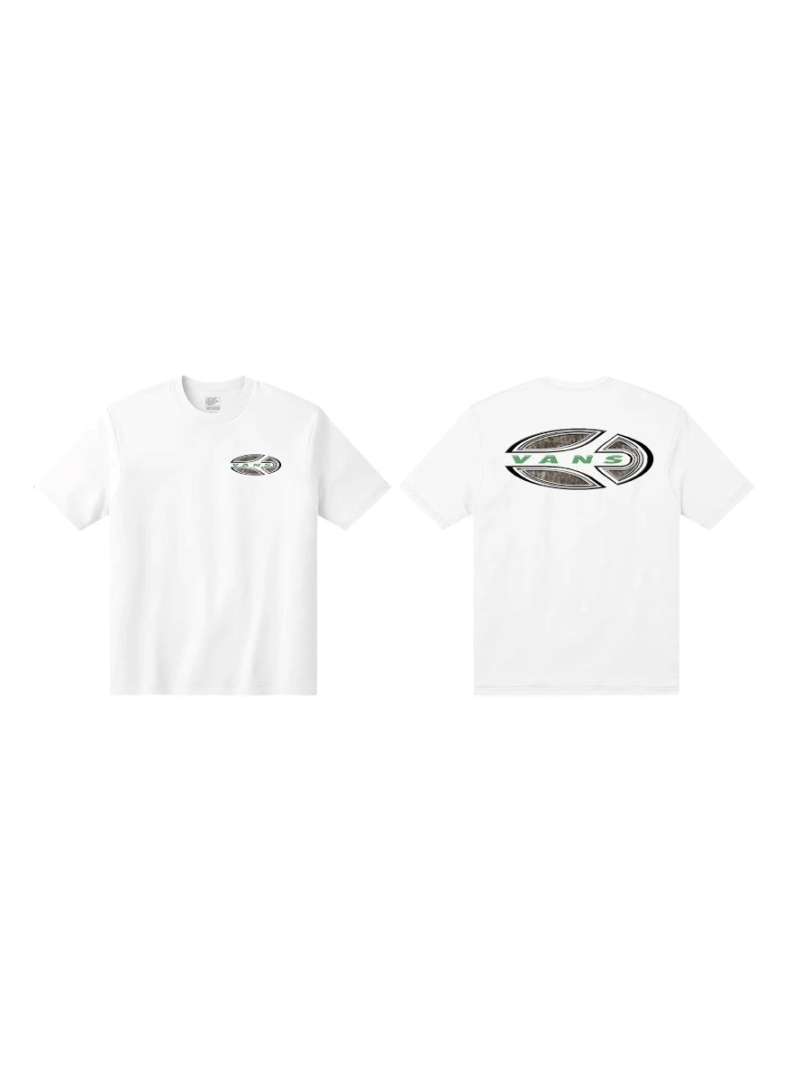 T-Shirt Vans VN000TCPWHT1 Camo Oval SS Vivid White