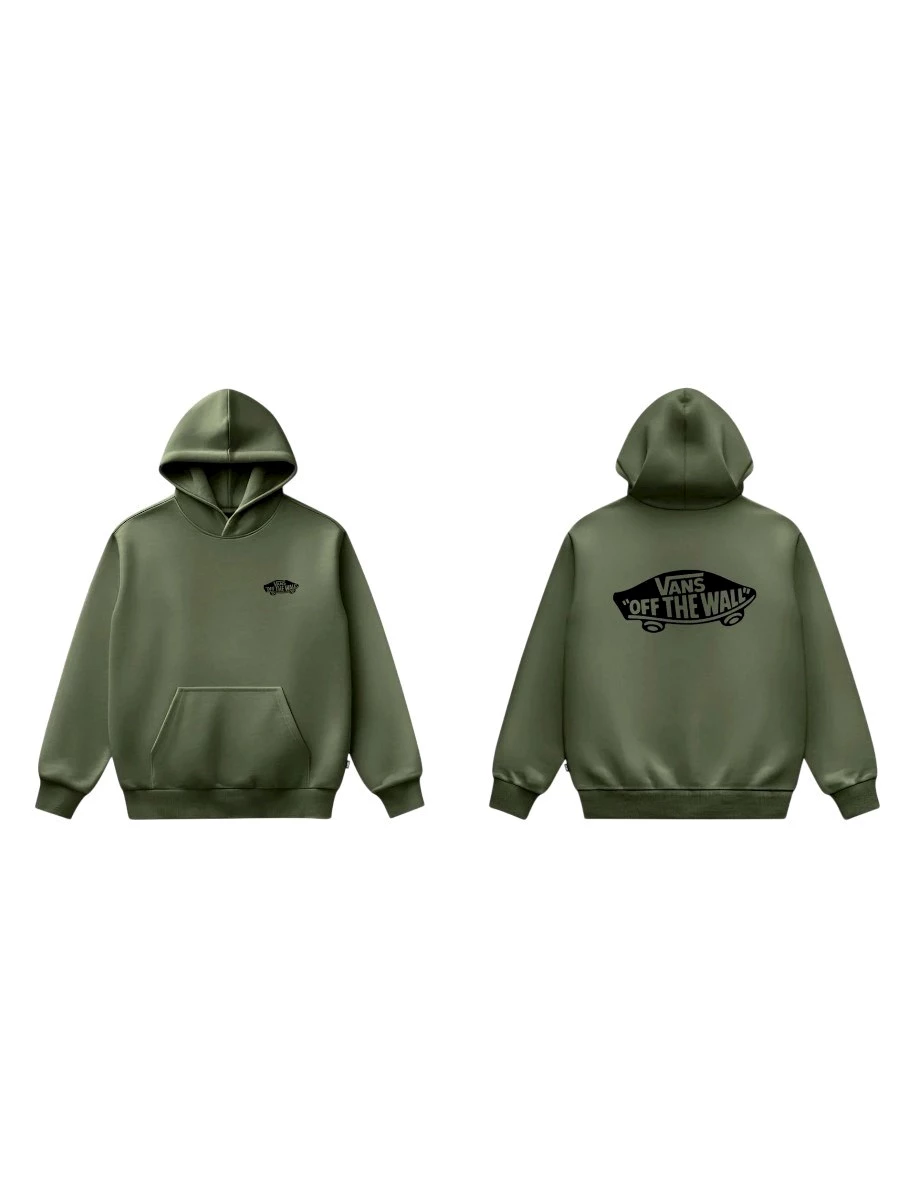Felpa Vans VN0010E7GRK1 Double Standard Pullove Green Bal