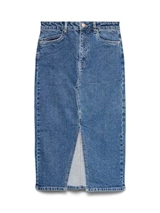 Gonna  V-R   Jeans 10295731 VMVERI HR CALF DENIM SKIRT GA MIX NO