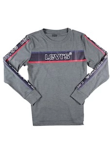 T-Shirt Levi's Kid Maniche Lunghe 9ED470-E5O 100% Cotone