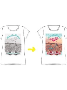 T-Shirt Whale's Bay SEABIKE-KID Cambia Colore al Sole