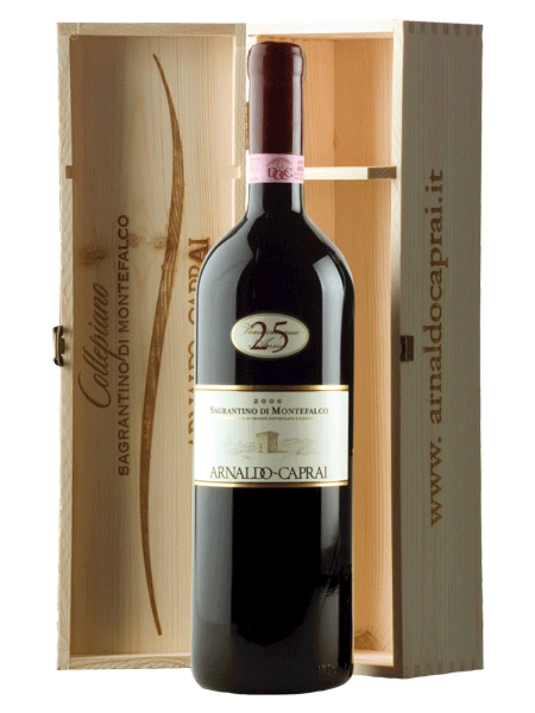 25 ANNI-SAGRANTINO -ARNALDO CAPRAI 2019 -MAGNUM-  cassa in legno