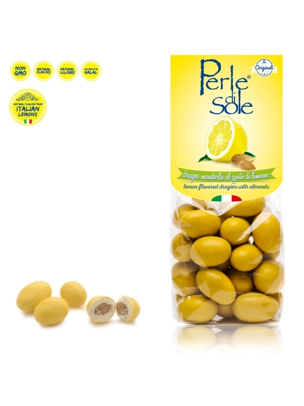 DRAGEE' AL GUSTO LIMONE 150 g - PERLE DI SOLE