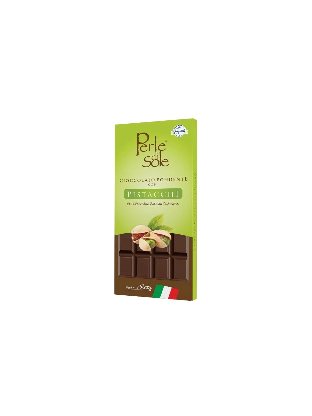 PERLE DI SOLE CIOCCOLATO FONDENTE AL PISTACCHIO 100 g