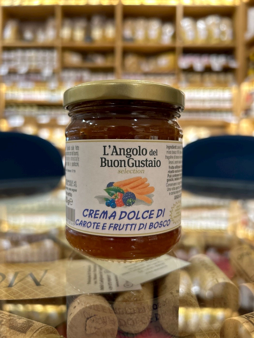 CREMA DOLCE DI CAROTE E FRUTTI DI BOSCO