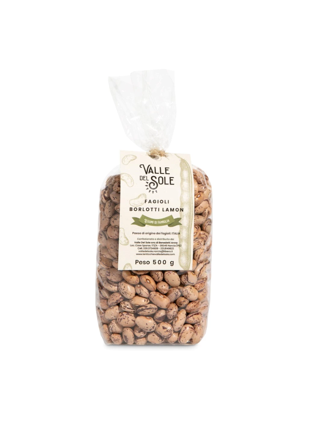 VALLE DEL SOLE FAGIOLI BORLOTTI LAMON