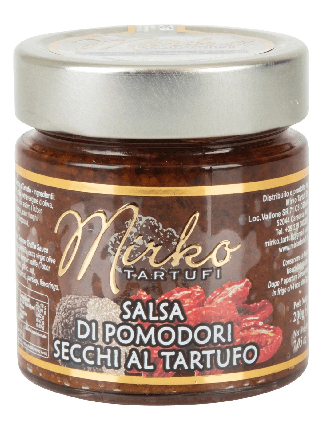 SALSA POMODORI SECCHI E TARTUFO - 80 gr