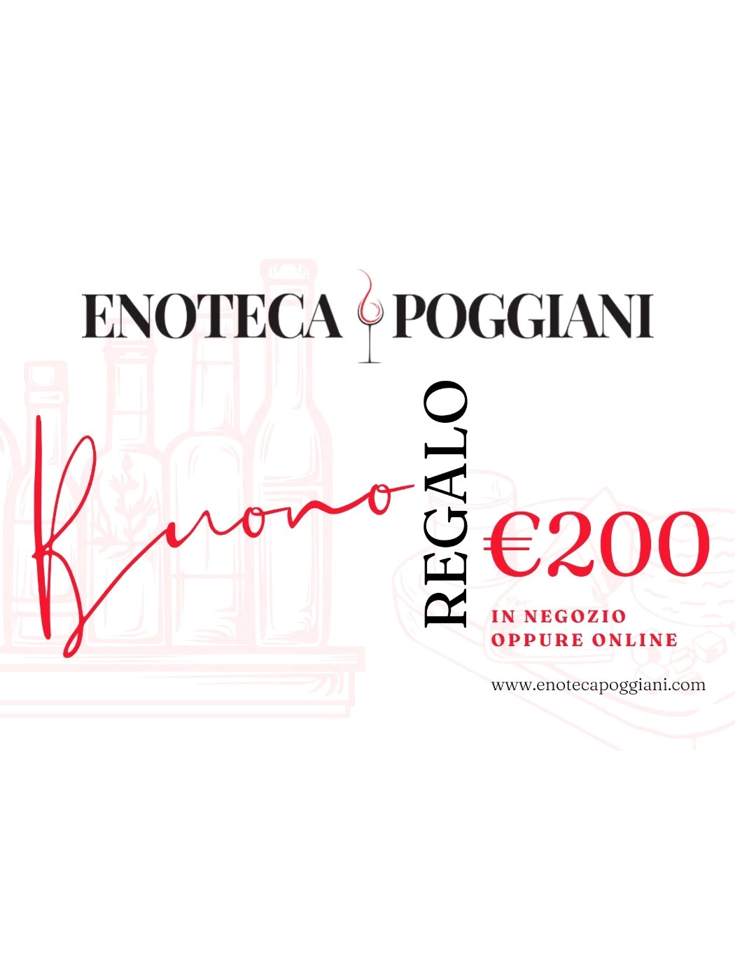 BUONO REGALO DA 200,00 €