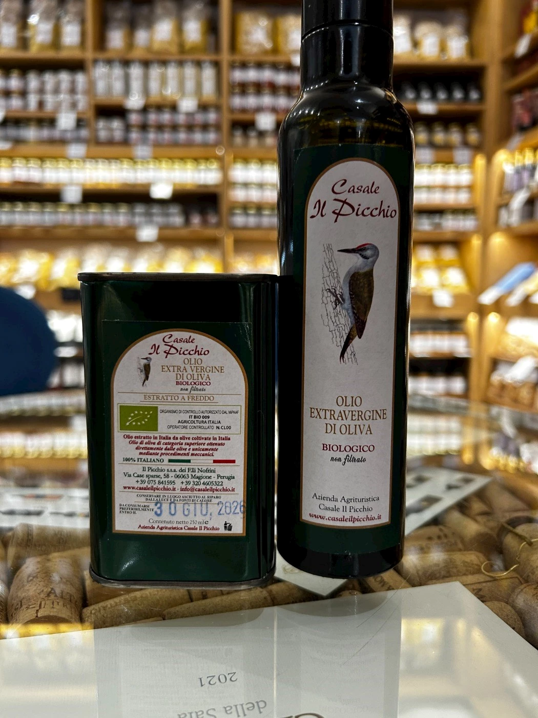 OLIO EXTRA VERGINE DI OLIVA BIO CASALE IL PICCHIO - 250 ml
