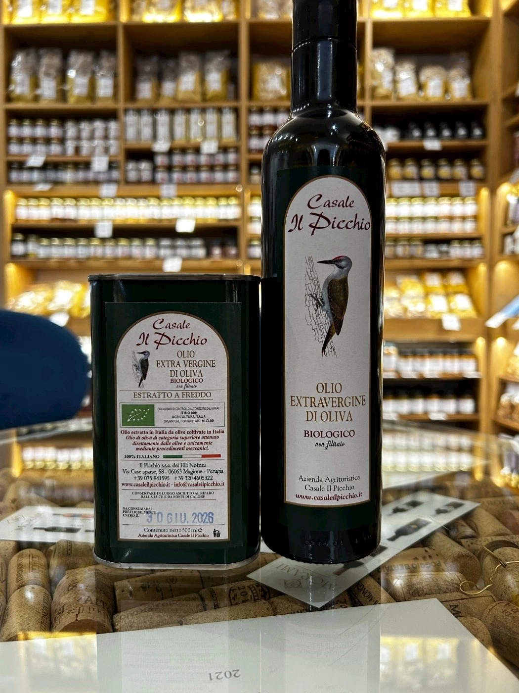 OLIO EXTRA VERGINE DI OLIVA BIO CASALE IL PICCHIO - 500 ml