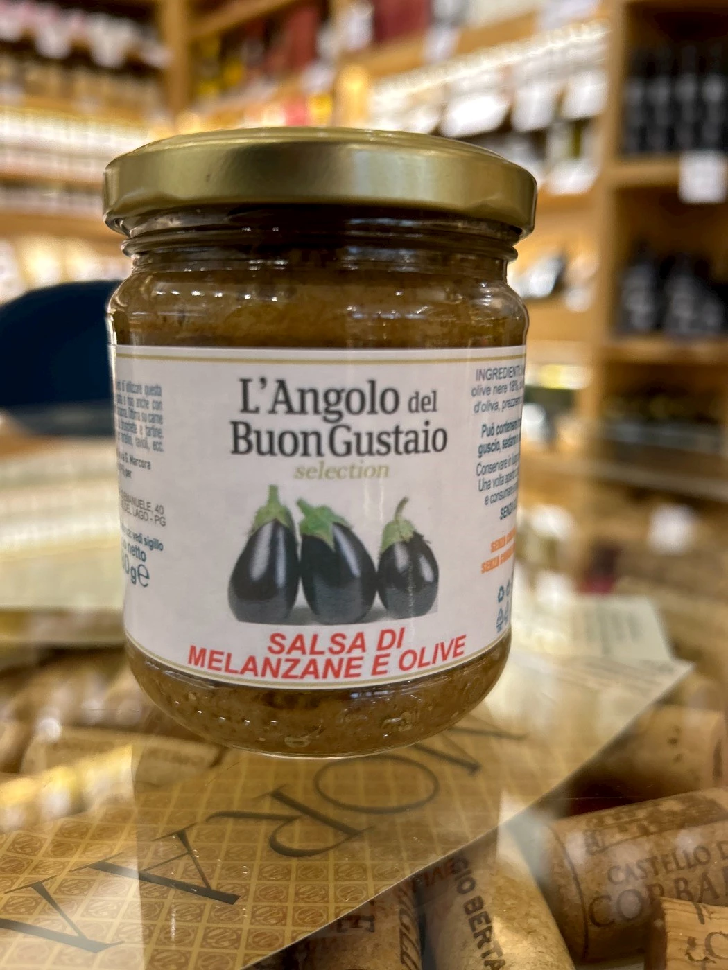 SALSA MELANZANE E OLIVE - 180 gr