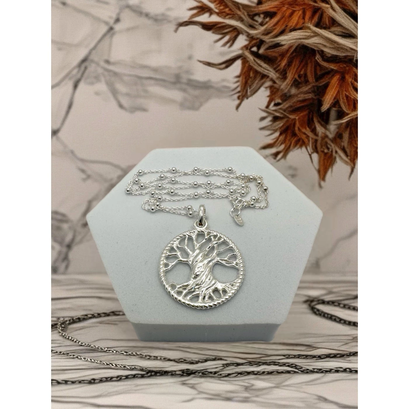 Collana Albero vita Argentata
