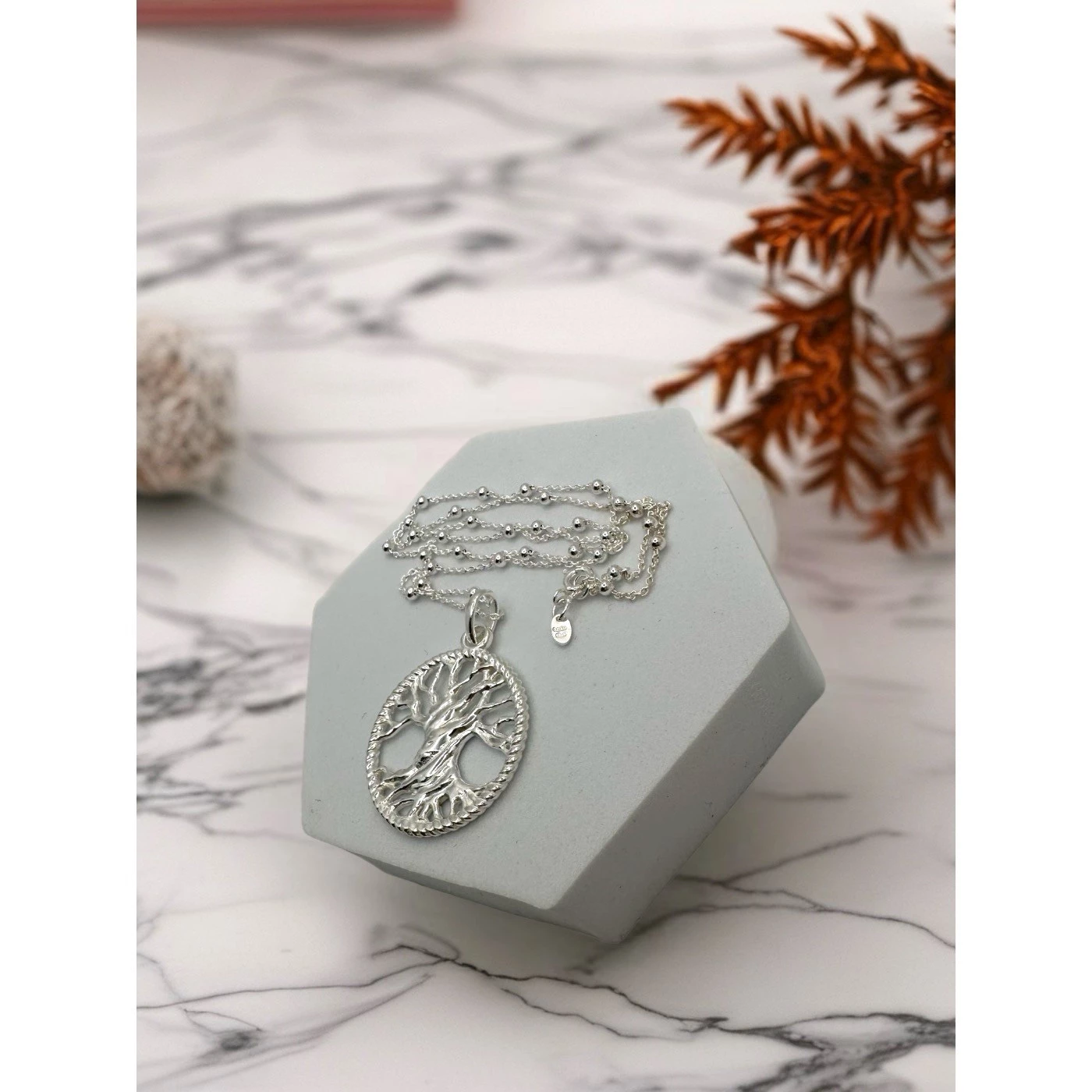 Collana Albero vita Argentata