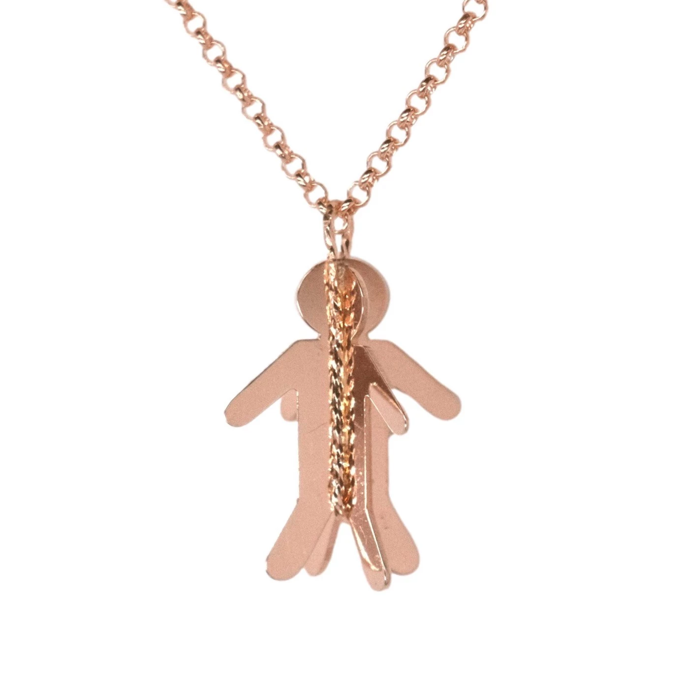 Collana 3D Bambino Placcato Oro Rosa