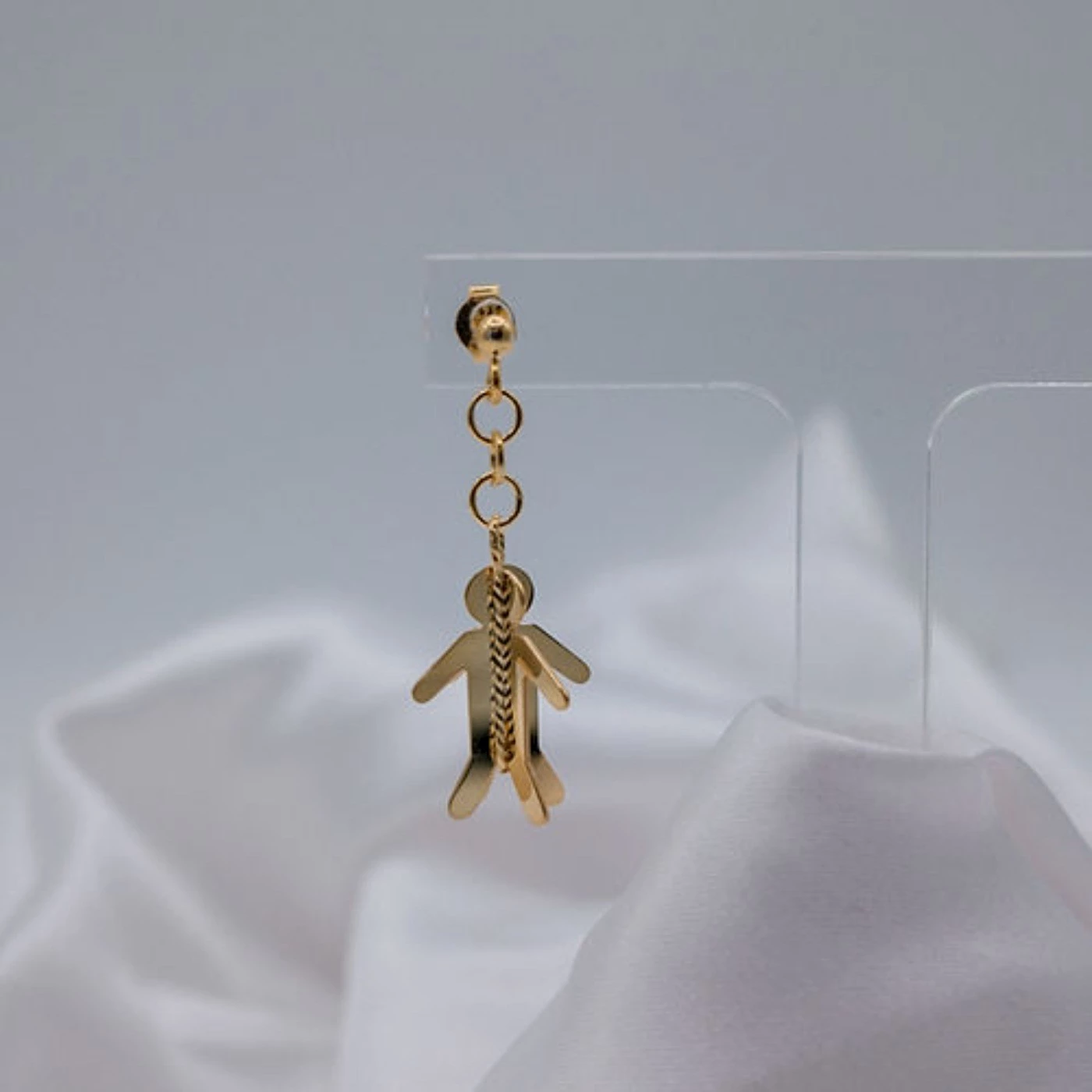 Orecchino 3D Bambino Placcato Oro Giallo