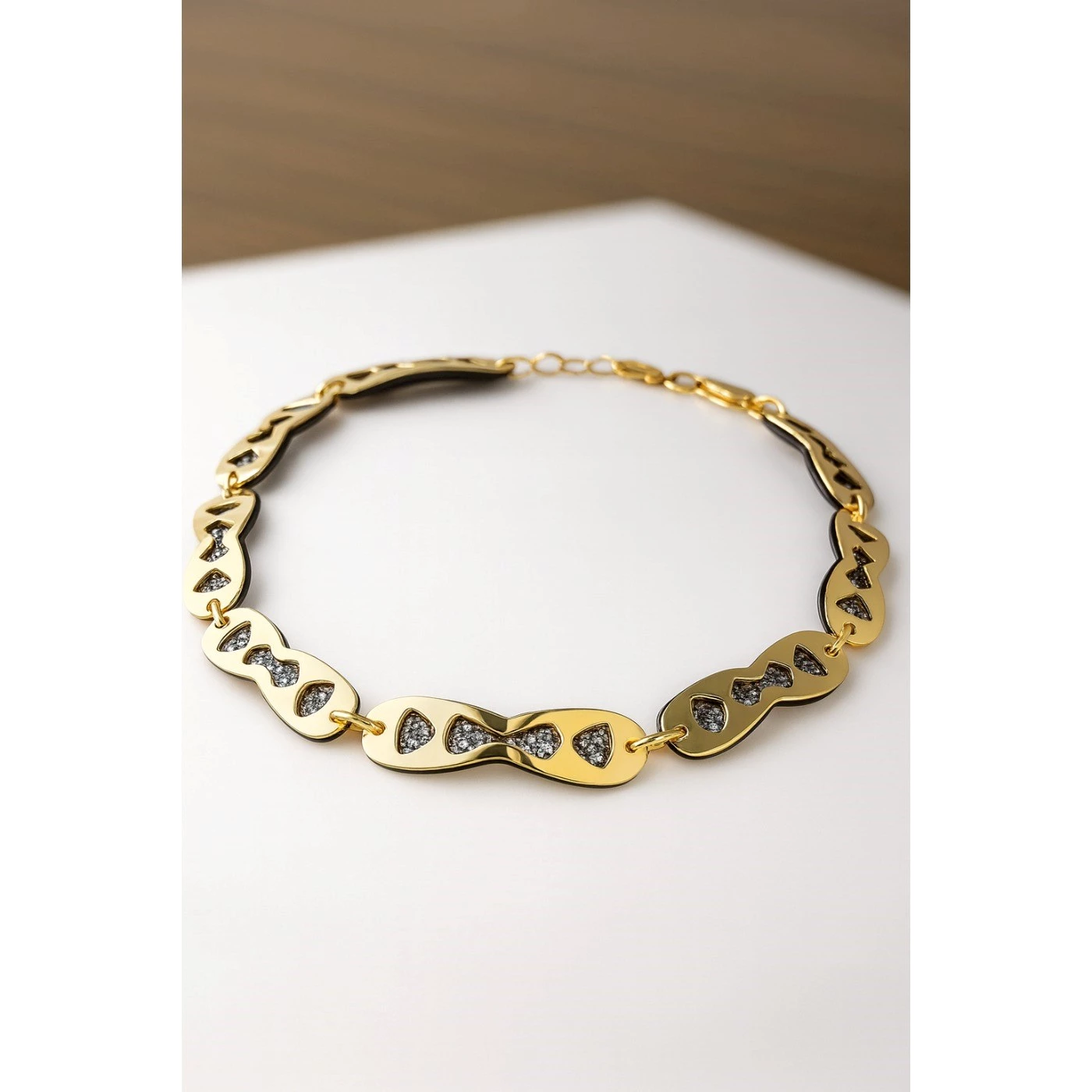 Bracciale uomo giallo nero